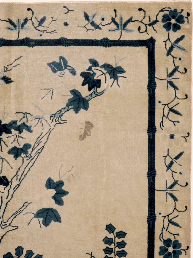 Antique Chinese Peking Wide Gallery Runner, No.13708 - Gsblank