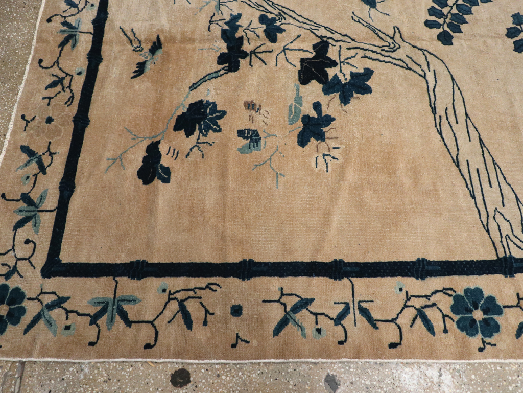 Antique Chinese Peking Wide Gallery Runner, No.13708 - Gsblank