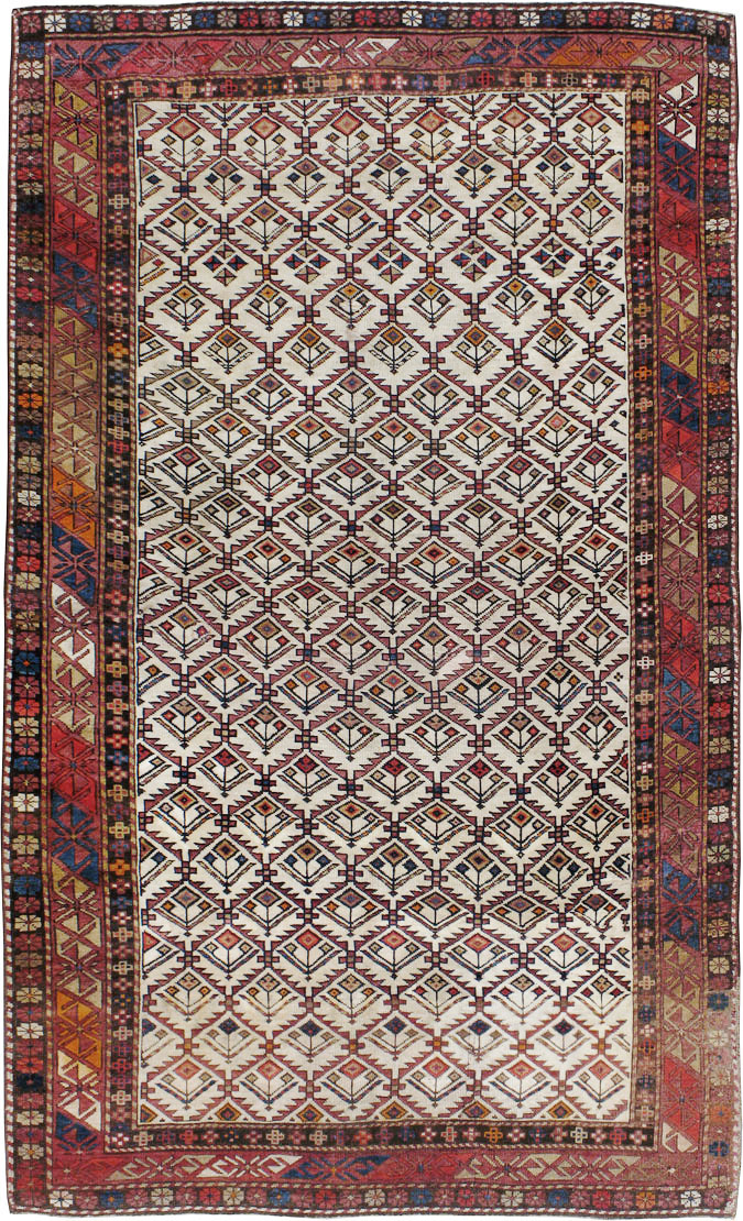 Antique Caucasian Shirvan Rug, No.13718 - Gsblank