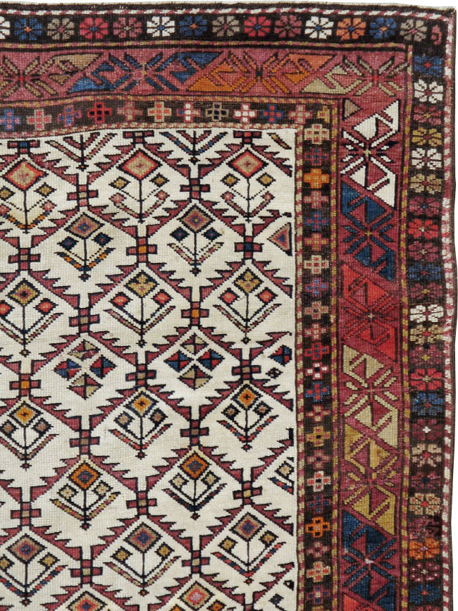 Antique Caucasian Shirvan Rug, No.13718 - Gsblank