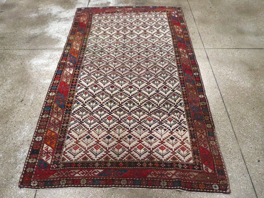 Antique Caucasian Shirvan Rug, No.13718 - Gsblank