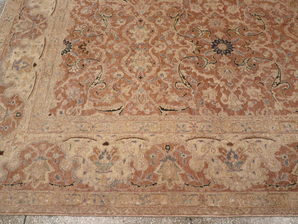 Antique Persian Tabriz Carpet, No.13724 - Gsblank