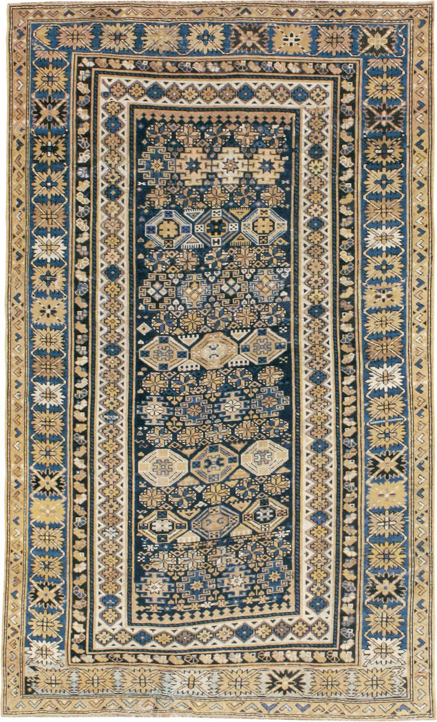 Antique Caucasian Kuba Rug, No.13743 - Gsblank