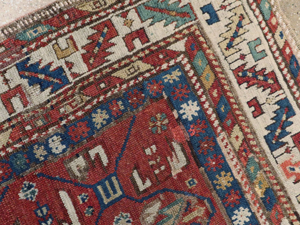 Antique Caucasian Kazak Rug, No.13745 - Gsblank