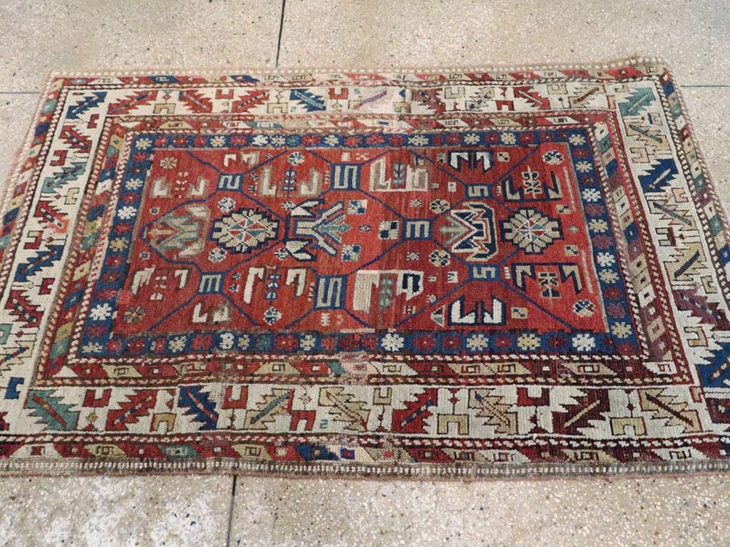 Antique Caucasian Kazak Rug, No.13745 - Gsblank