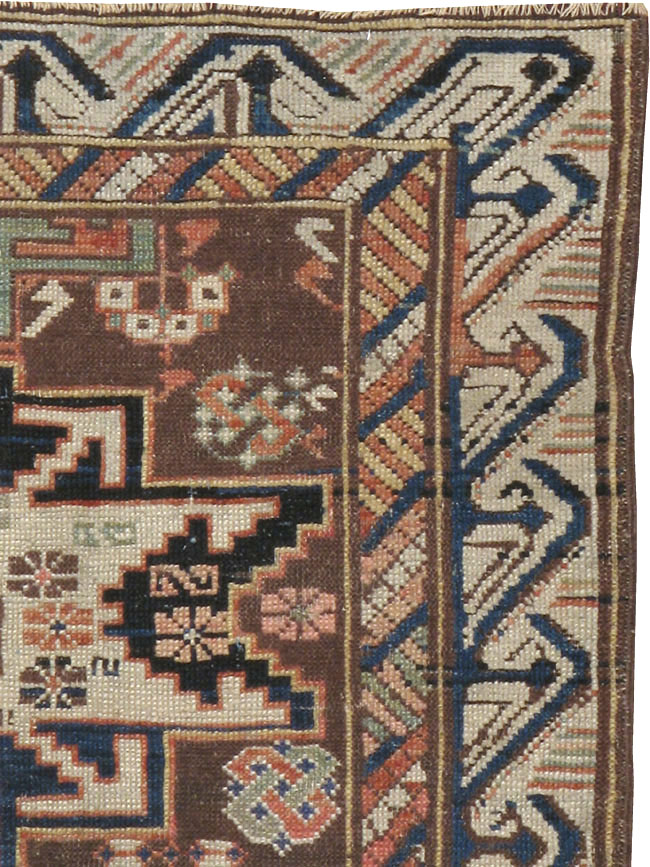 Antique  Caucasian Zeychur Kuba Rug, No.13762 - Gsblank