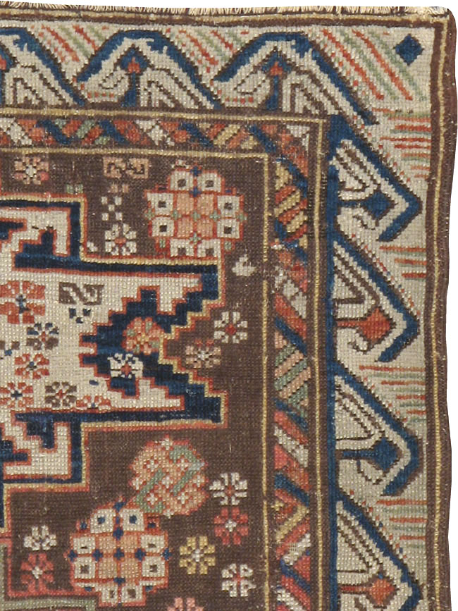 Antique  Caucasian Zeychur Kuba Rug, No.13762 - Gsblank