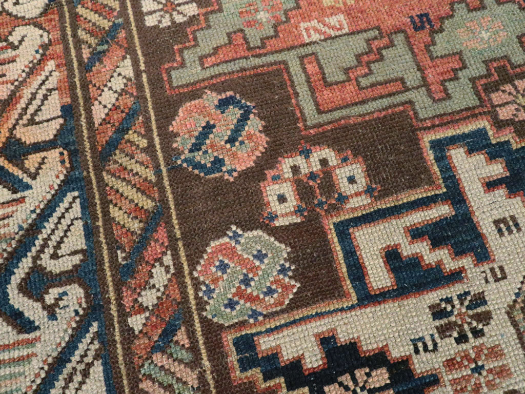 Antique  Caucasian Zeychur Kuba Rug, No.13762 - Gsblank