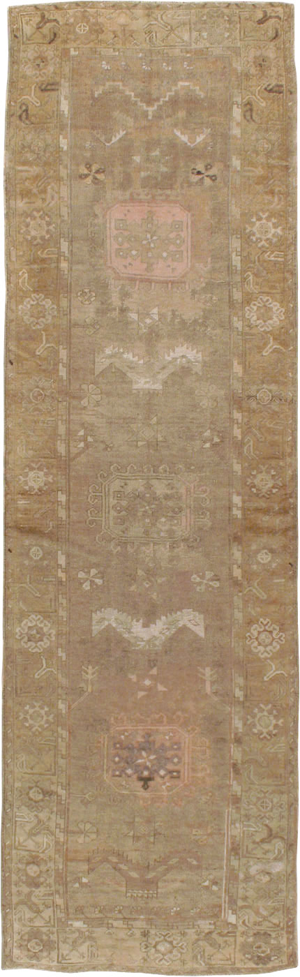 An Oushak Runner, No.13773 - Gsblank