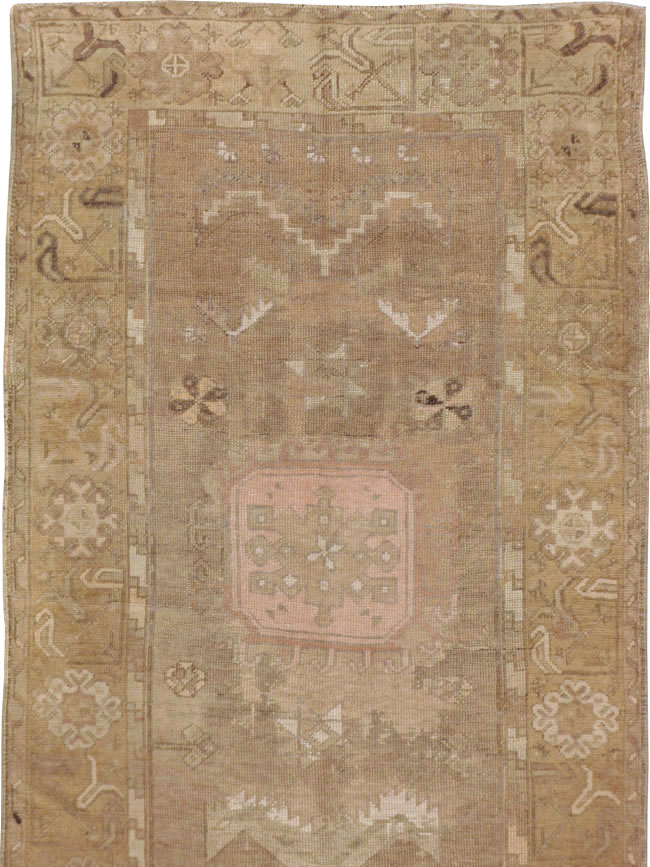 An Oushak Runner, No.13773 - Gsblank