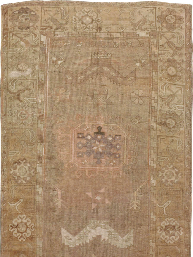 An Oushak Runner, No.13773 - Gsblank