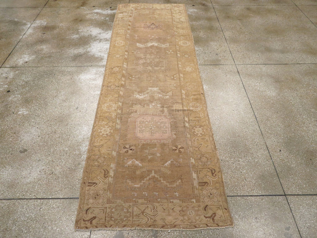 An Oushak Runner, No.13773 - Gsblank