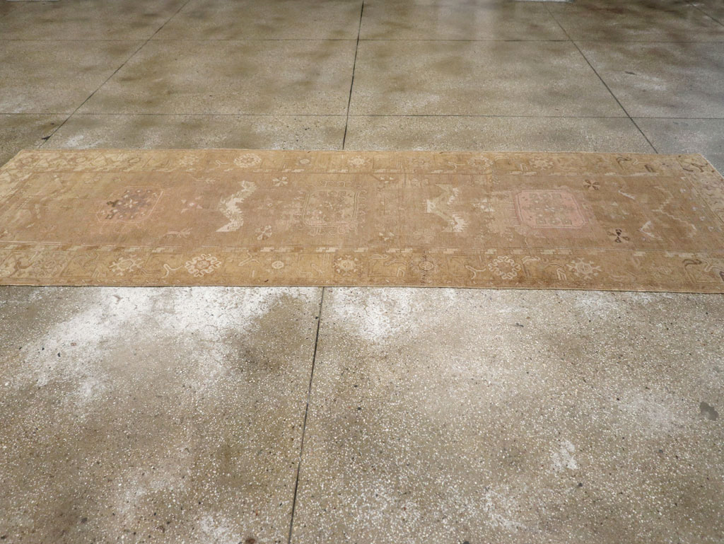 An Oushak Runner, No.13773 - Gsblank