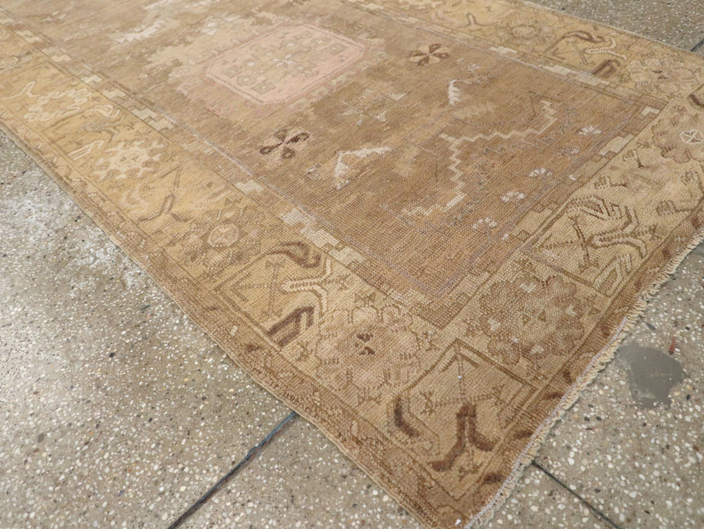 An Oushak Runner, No.13773 - Gsblank