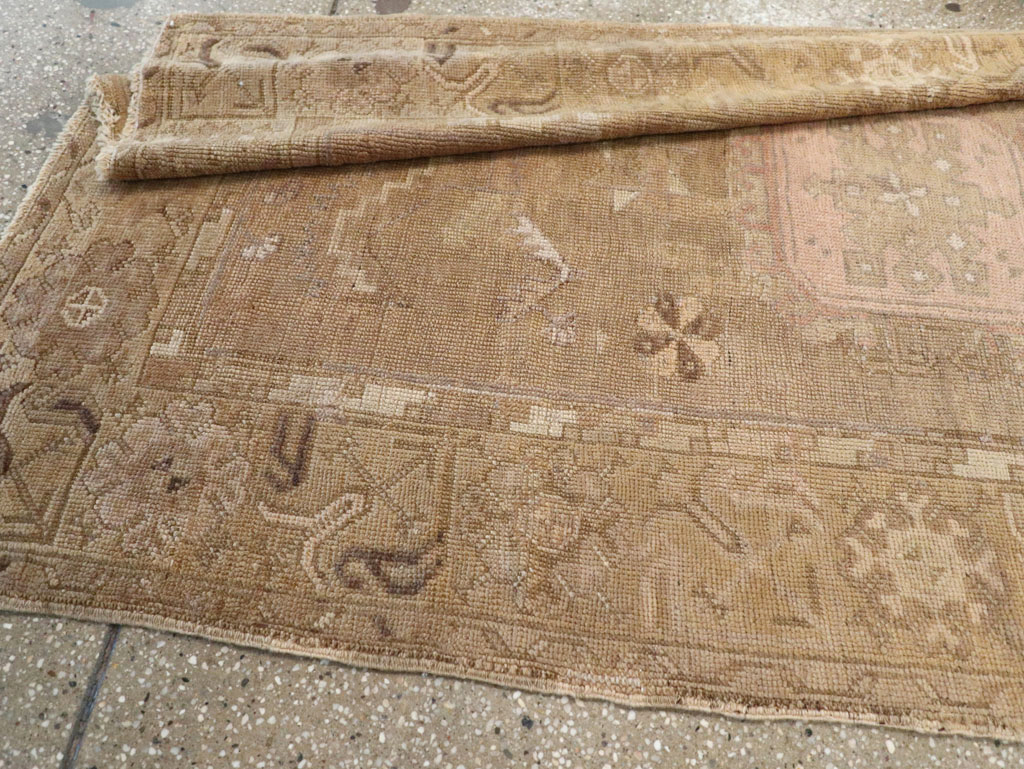 An Oushak Runner, No.13773 - Gsblank