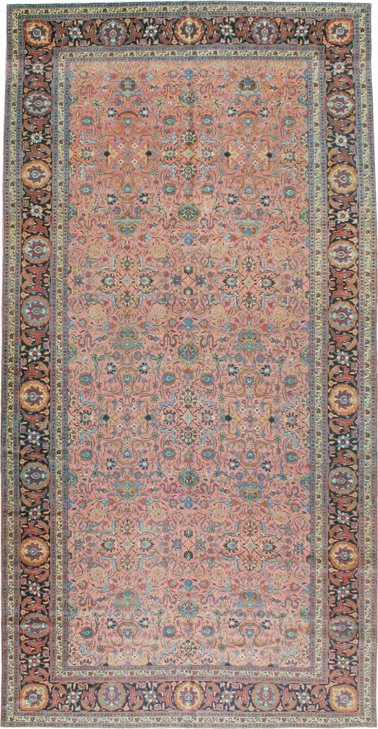 Antique Persian Tabriz Carpet, No.13788 - Gsblank