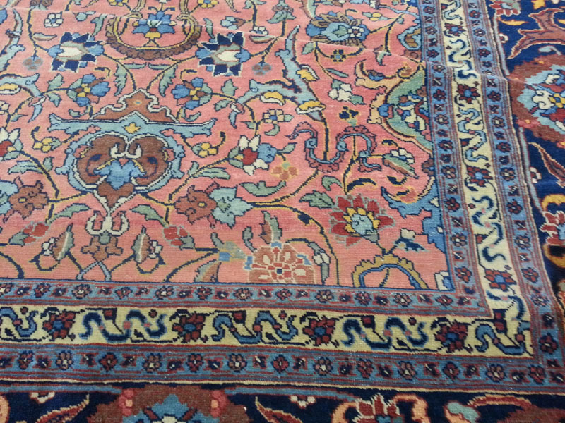 Antique Persian Tabriz Carpet, No.13788 - Gsblank