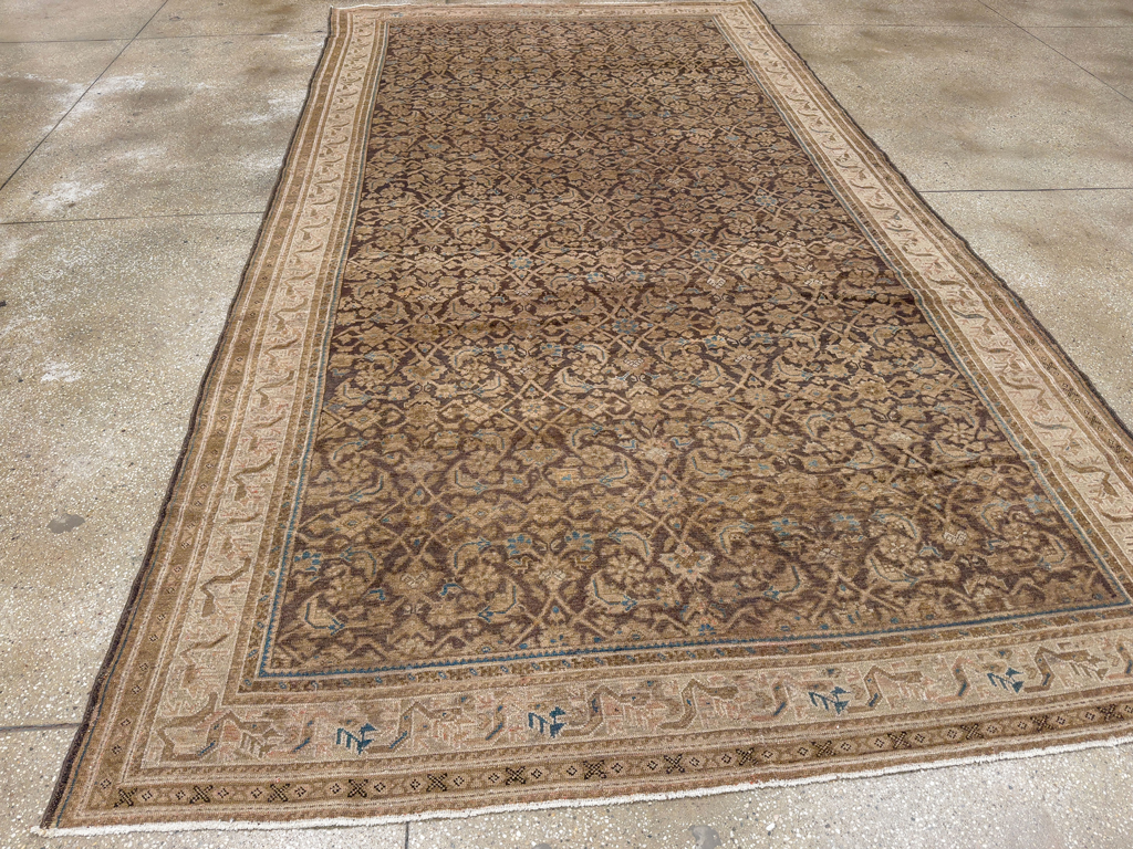 Antique Persian Malayer Gallery Carpet, No.13804 - Gsblank