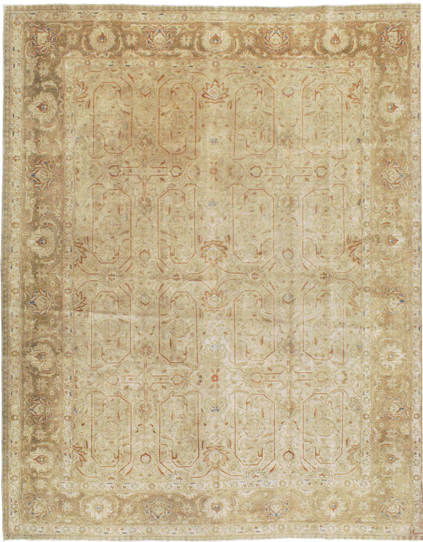 Vintage Persian Tabriz Carpet, No.13806 - Gsblank