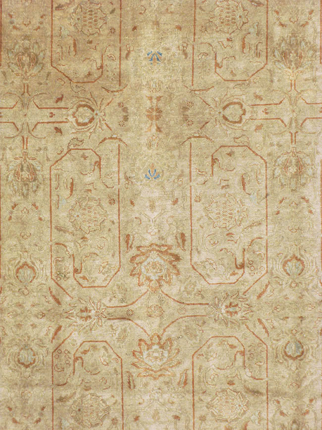 Vintage Persian Tabriz Carpet, No.13806 - Gsblank