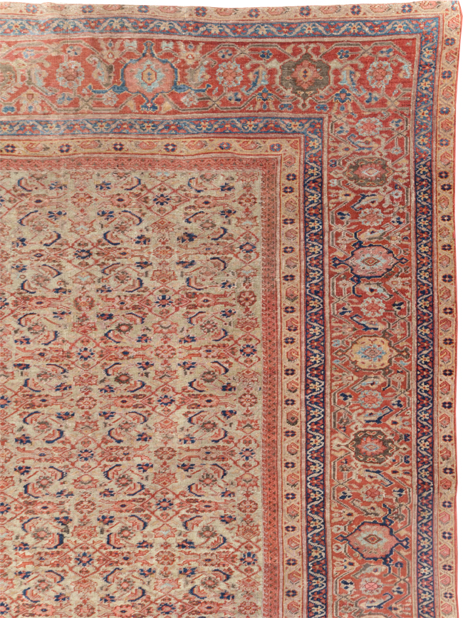 Antique Persian Mahal Room Size Carpet, No.13811 - Gsblank