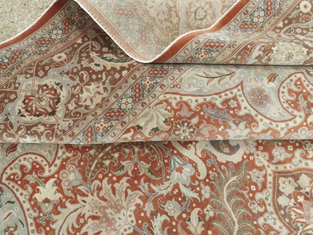 Vintage Persian Tabirz Carpet, No.13815 - Gsblank