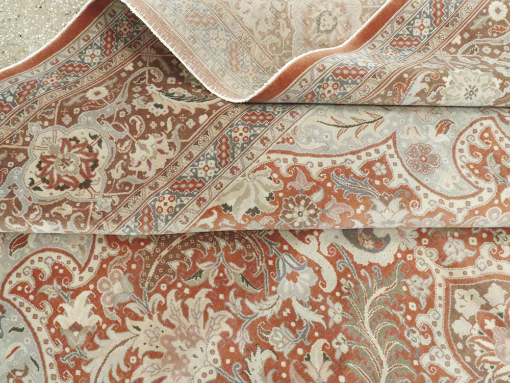 Vintage Persian Tabirz Carpet, No.13815 - Gsblank