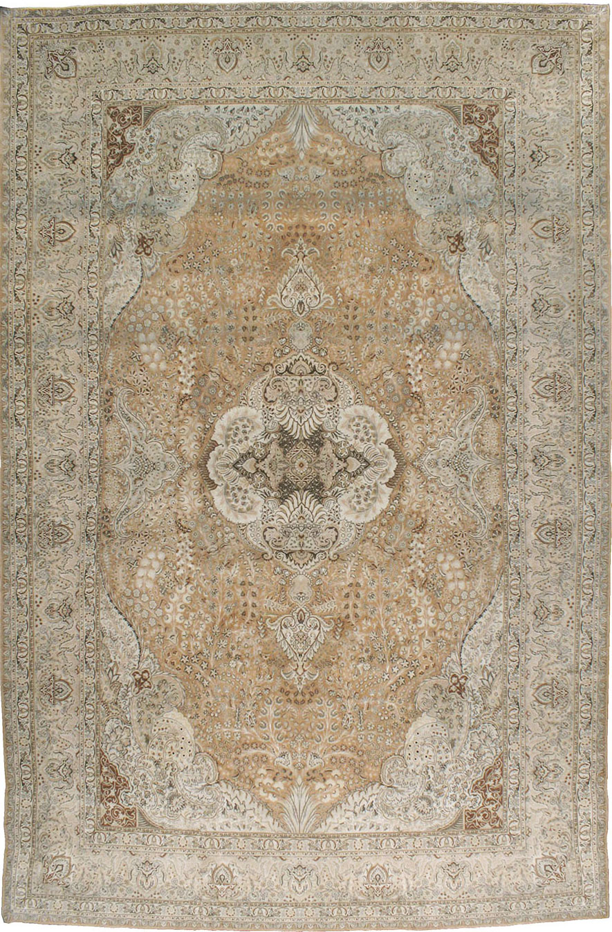 Vintage Tabriz Persian Carpet, No.13818 - Gsblank