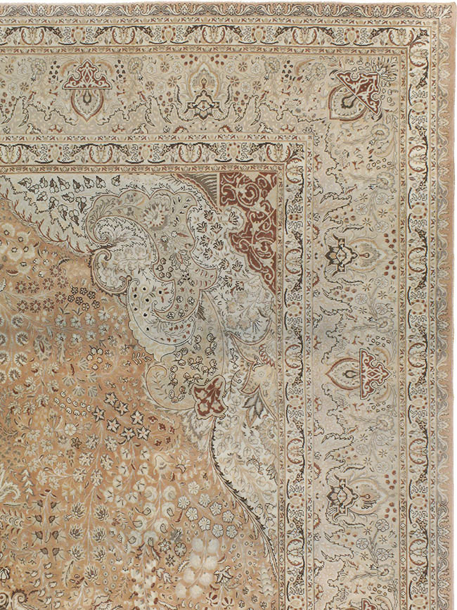 Vintage Tabriz Persian Carpet, No.13818 - Gsblank