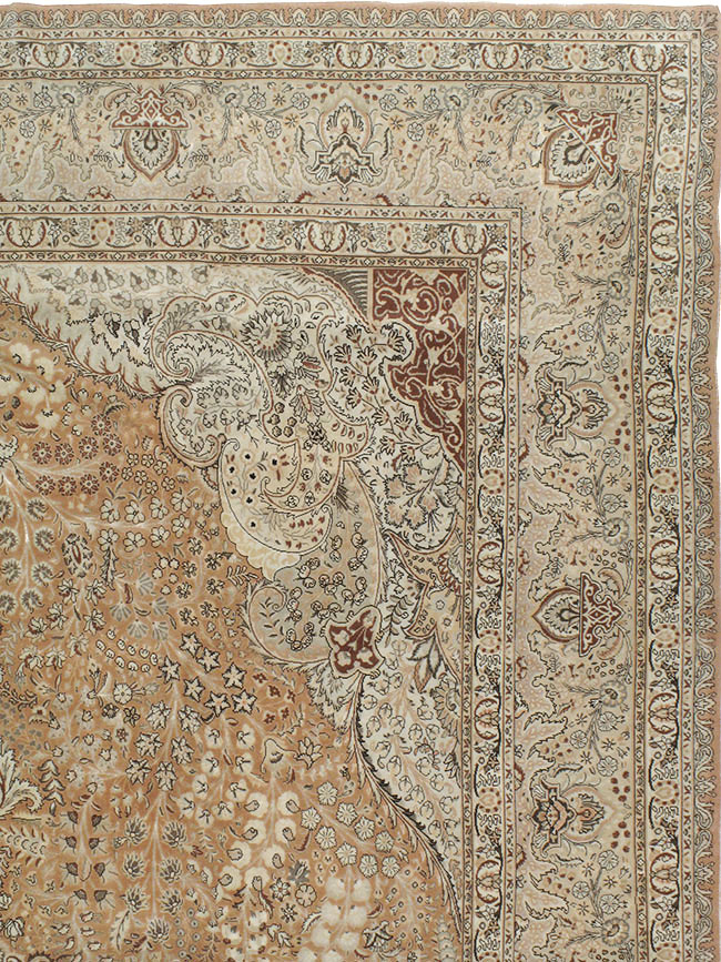 Vintage Tabriz Persian Carpet, No.13818 - Gsblank