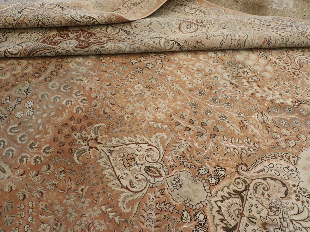 Vintage Tabriz Persian Carpet, No.13818 - Gsblank