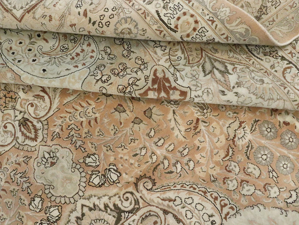 Vintage Tabriz Persian Carpet, No.13818 - Gsblank