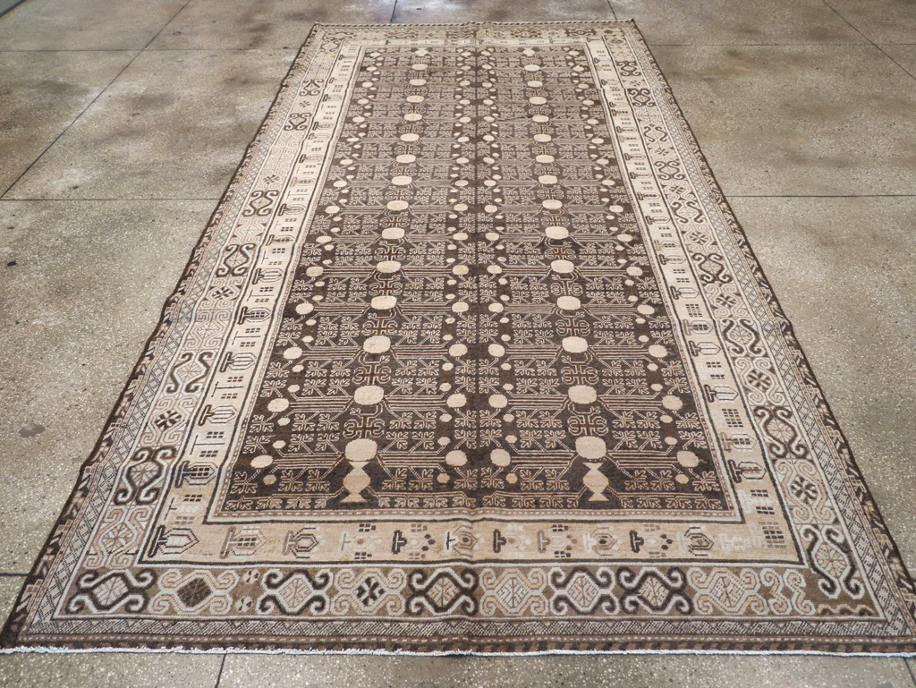 Antique East Turkestan Khotan Rug, No.13824 - Gsblank