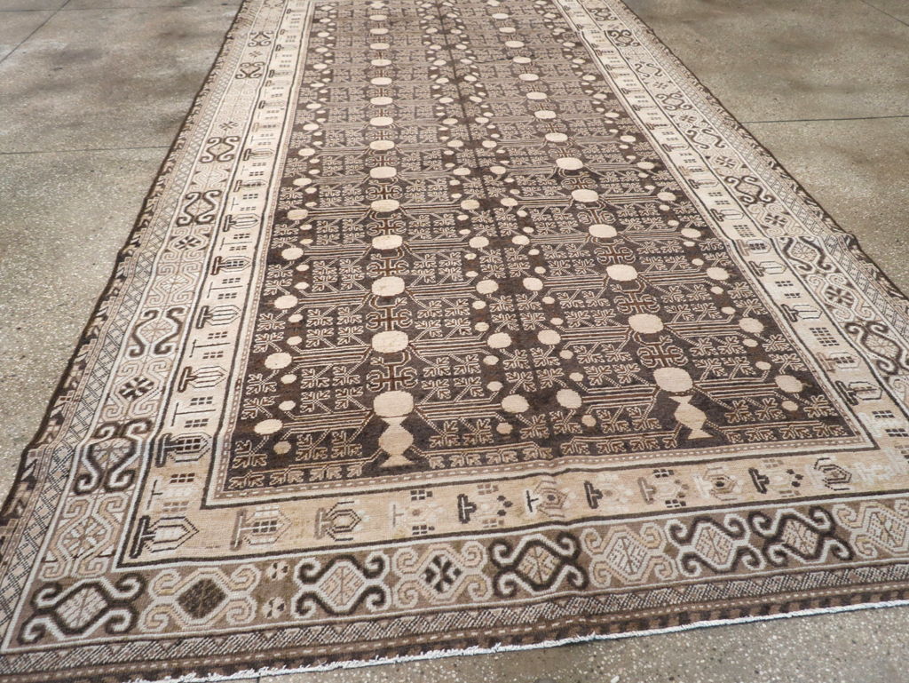 Antique East Turkestan Khotan Rug, No.13824 - Gsblank