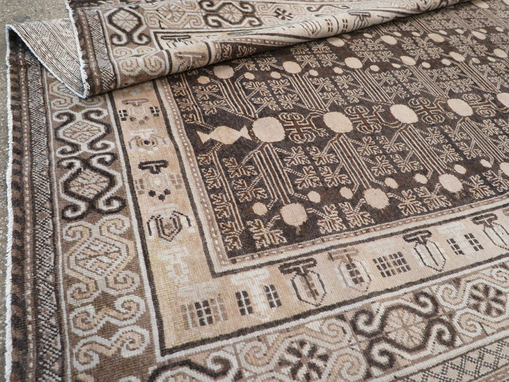 Antique East Turkestan Khotan Rug, No.13824 - Gsblank