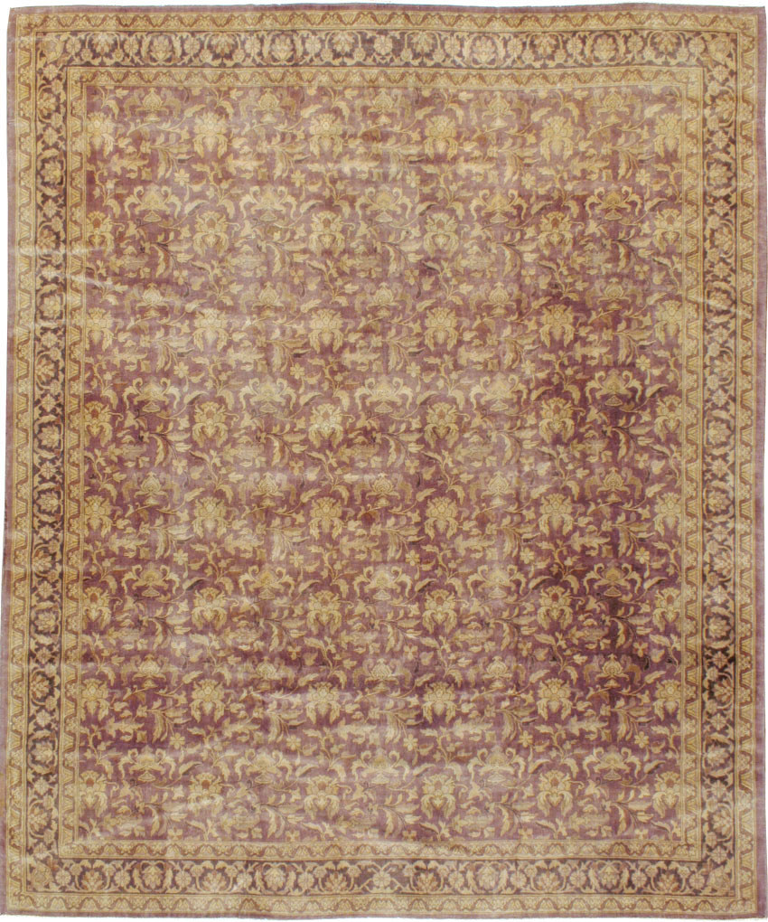 Vintage Indian Lahore Carpet, No.13838 - Gsblank