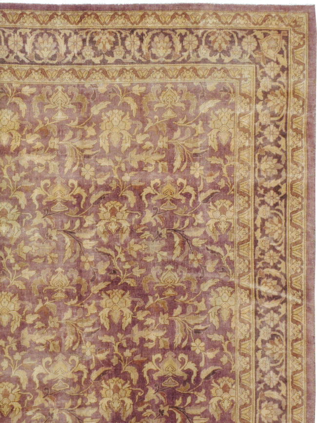 Vintage Indian Lahore Carpet, No.13838 - Gsblank