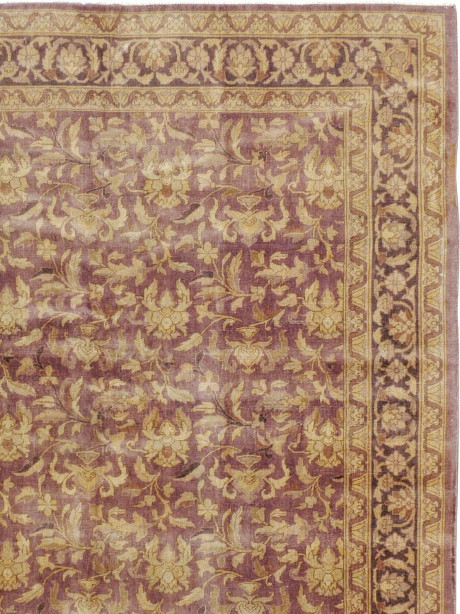 Vintage Indian Lahore Carpet, No.13838 - Gsblank
