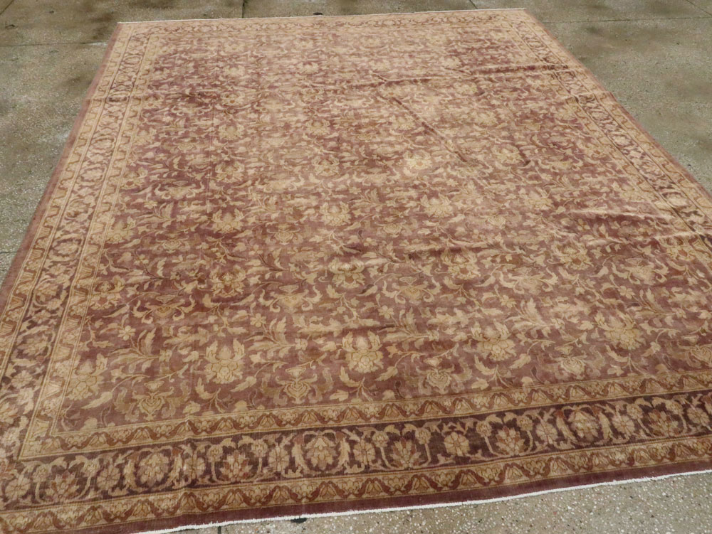 Vintage Indian Lahore Carpet, No.13838 - Gsblank