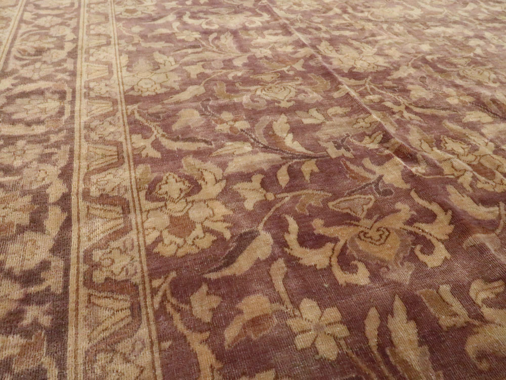 Vintage Indian Lahore Carpet, No.13838 - Gsblank
