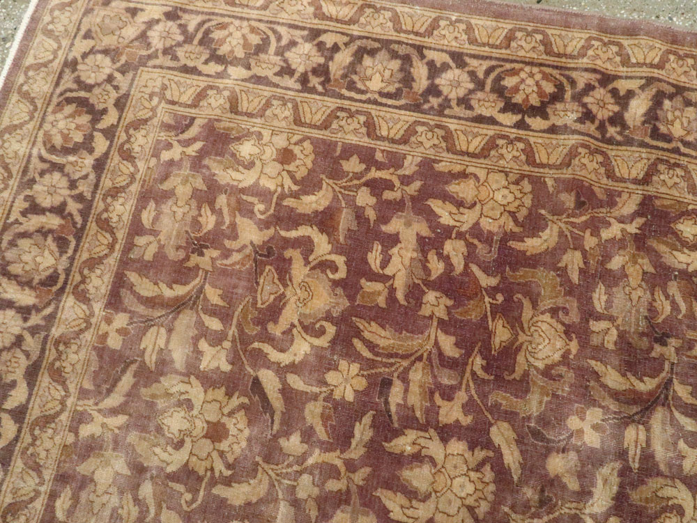 Vintage Indian Lahore Carpet, No.13838 - Gsblank