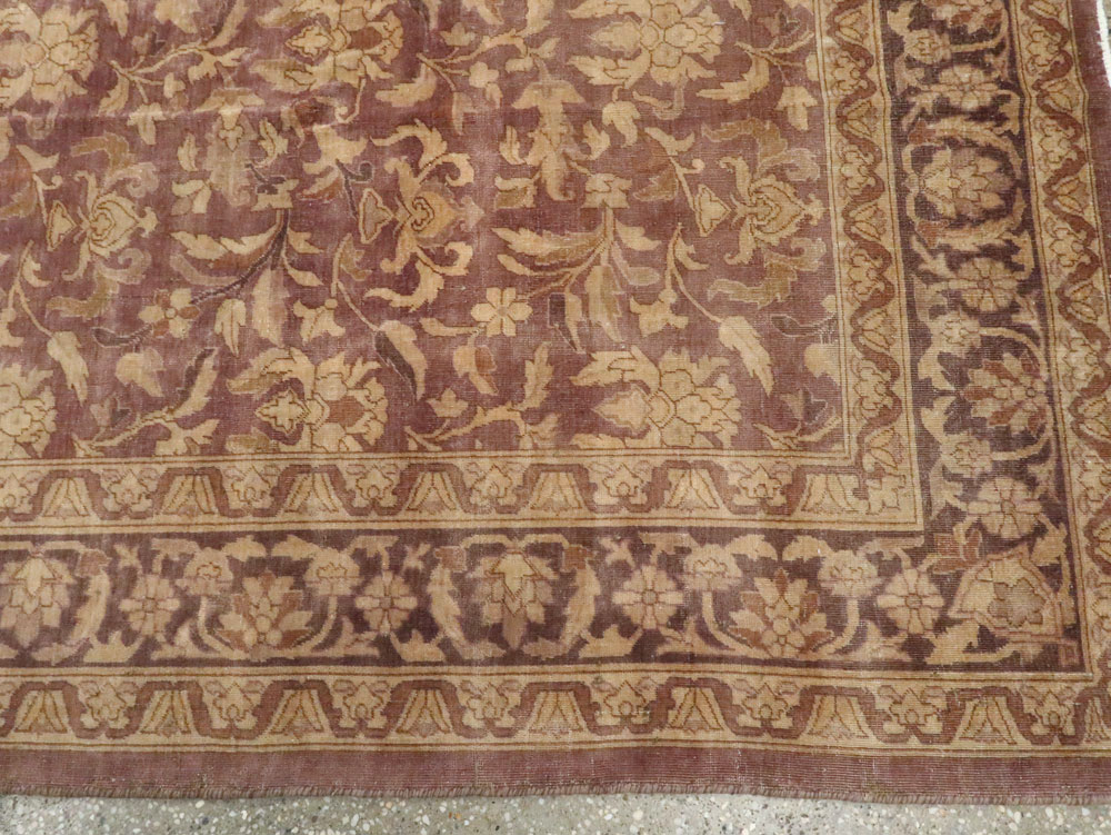 Vintage Indian Lahore Carpet, No.13838 - Gsblank