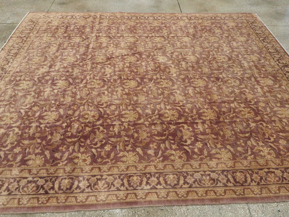 Vintage Indian Lahore Carpet, No.13838 - Gsblank