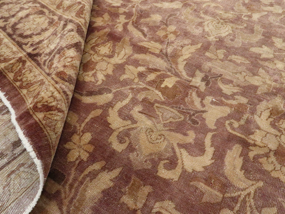 Vintage Indian Lahore Carpet, No.13838 - Gsblank