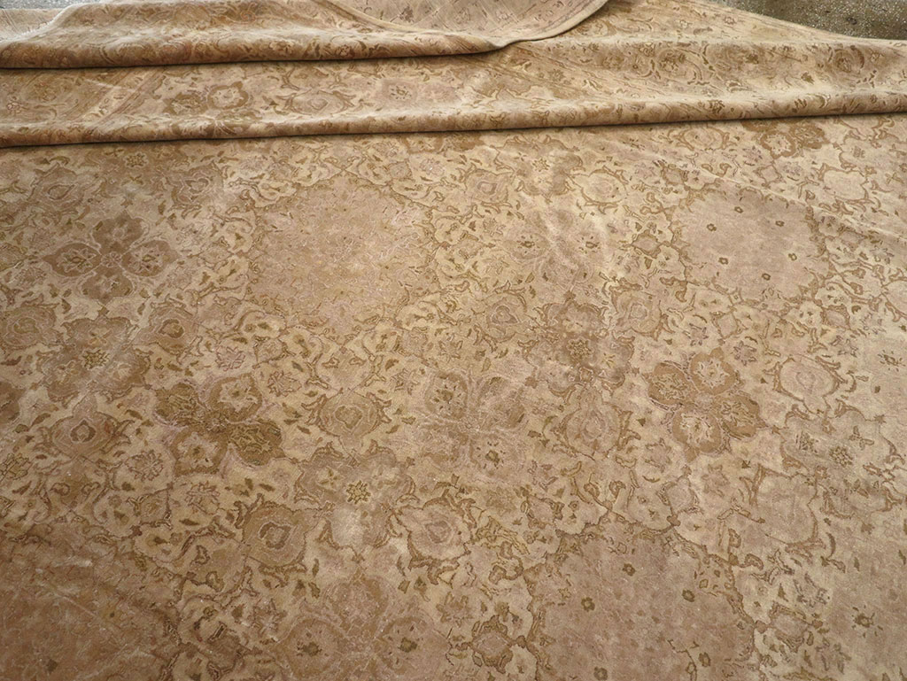 Vintage Persian Tabriz Oversize Carpet, No.13854 - Gsblank
