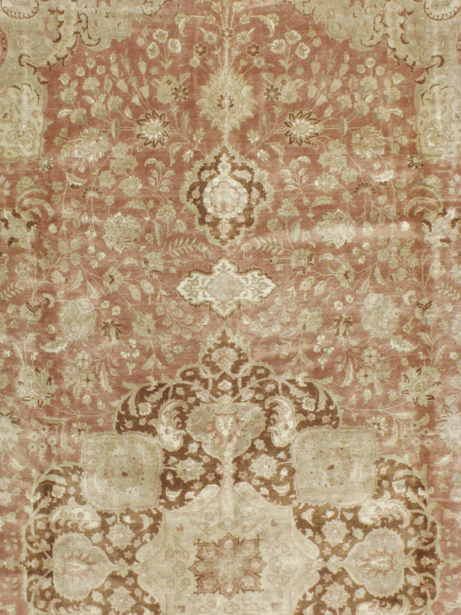 Vintage Persian Tabirz Carpet, No.13901 - Gsblank