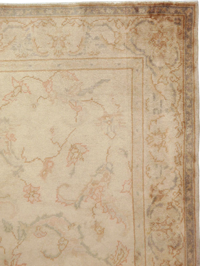 Antique Turkish Oushak Carpet, No.13910 - Gsblank