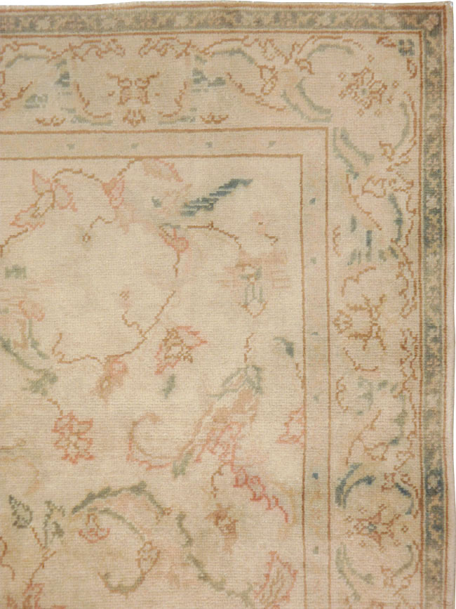 Antique Turkish Oushak Carpet, No.13910 - Gsblank