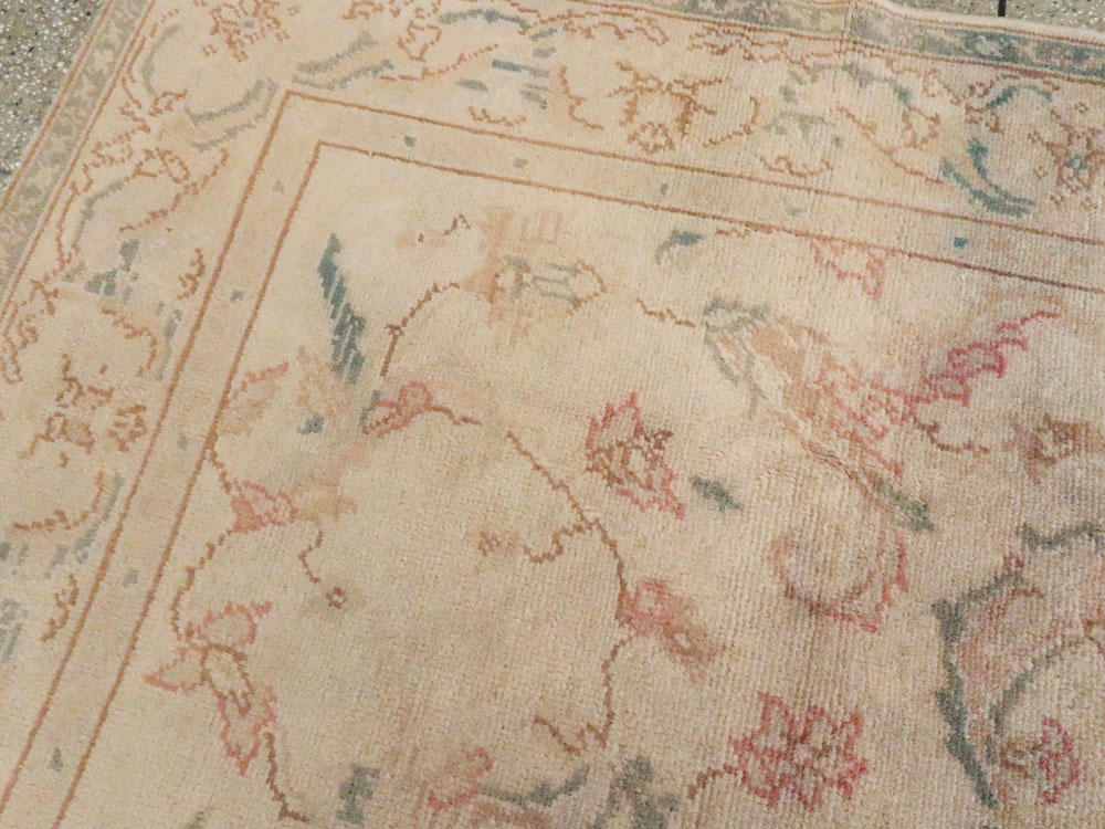 Antique Turkish Oushak Carpet, No.13910 - Gsblank