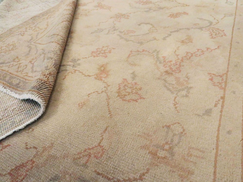 Antique Turkish Oushak Carpet, No.13910 - Gsblank